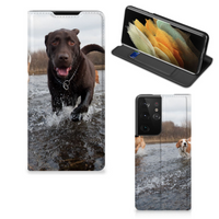 Samsung Galaxy S21 Ultra Hoesje maken Honden Labrador