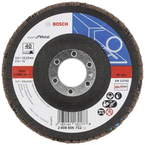 Bosch Accessories 2608606752 X551 Lamellenschijf Diameter 115 mm Boordiameter 22.33 mm Staal 1 stuk(s)