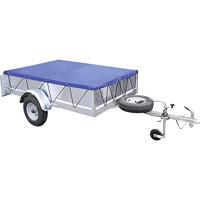 ProPlus Aanhanger-vlakzeil met rubberen riem 2075x1140x50mm