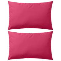 VidaXL Buitenkussens 60x40 cm roze 2 st