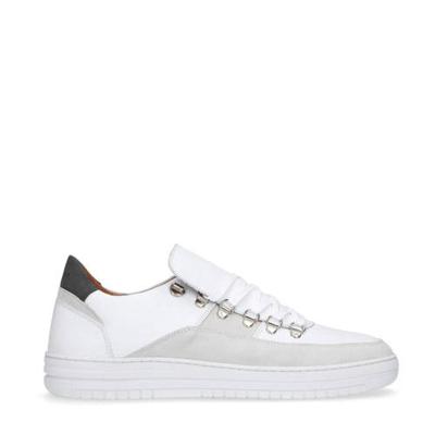 Manfield nubuck sneakers wit Manfield nubuck sneakers wit