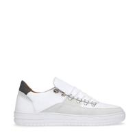 Manfield nubuck sneakers wit