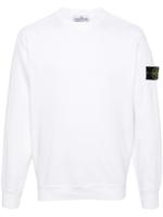 Stone Island Sweater met Compass-logopatch - Wit