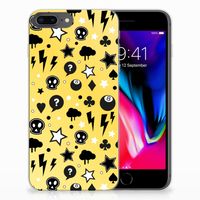 Silicone Back Case Apple iPhone 7 Plus | 8 Plus Punk Geel - thumbnail