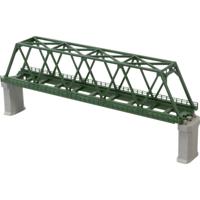 Rokuhan 7297041 Z Vakwerkbrug 1 spoor Z Rokuhan rails (met ballastbed) Donkergroen - thumbnail