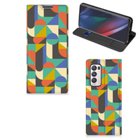 OPPO Find X3 Neo Hoesje met Magneet Funky Retro