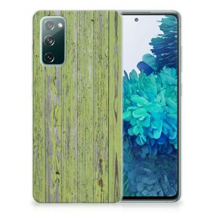 Samsung Galaxy S20 FE Bumper Hoesje Green Wood