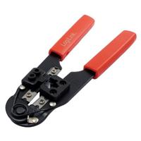 LogiLink Professional (WZ0004 krimptang (8P8C-RJ45) met kabelsnijder en metalen stripper