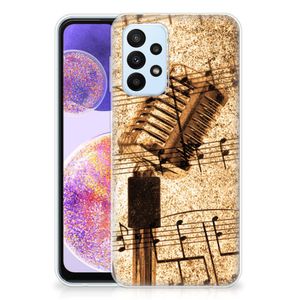 Samsung Galaxy A23 Siliconen Hoesje met foto Bladmuziek