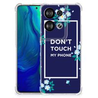 OPPO Reno8 Anti Shock Case Flowers Blue DTMP