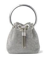 Jimmy Choo mini sac Bon Bon à ornements en cristal - Argent - thumbnail