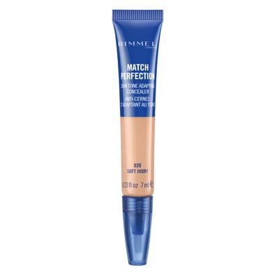 Rimmel Match Perfection Skin Tone Adapting Concealer - 020 Soft Ivory Rimmel Match Perfection Skin Tone Adapting Concealer - 020 Soft Ivory