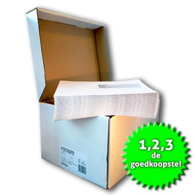 Vensterenvelop C5 162 x 229 mm zelfklevend wit 500 stuks 80 gram venster rechts