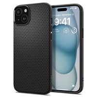 iPhone 15 Plus Spigen Liquid Air TPU Case - Zwart