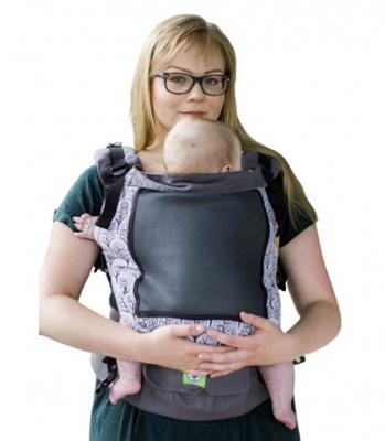 Luna Dream draagzak Grow Up Air Big Blue Triangles katoen blauw Luna Dream draagzak Grow Up Air Big Blue Triangles katoen blauw