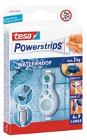 tesa POWERSTRIPS® Dubbelzijdig plakband Wit Inhoud: 6 stuk(s)