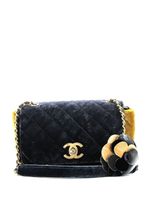 CHANEL Pre-Owned sac porté épaule Paris-Cosmopolite Camélia (2018) - Bleu