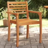 Tuinstoelen 2 st 59x55x85 cm massief acaciahout