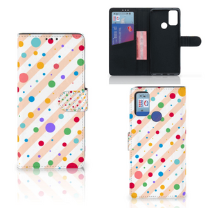 Alcatel 1S (2021) Telefoon Hoesje Dots