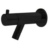 Toiletkraan Spador Nero Muur Inbouw Rond Mat Zwart