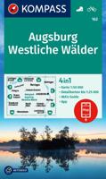 Wandelkaart 162 Augsburg - Westliche Wälder | Kompass - thumbnail