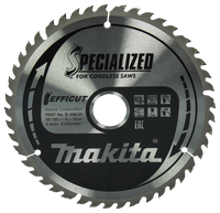 Makita Accessoires Cirkelzaagblad Hout | Efficut 190x30x1,45 45T 23g - B-68638 - B-68638