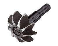 wolfcraft Halve rondfrees WS I 3267000 I WS-frezen van gereedschapsstaal voor het frezen in hard en zacht hout.