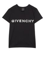 Givenchy Kids t-shirt à logo brodé - Noir - thumbnail