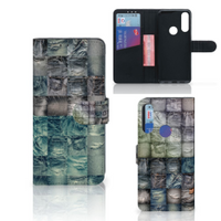 Wallet Case met Pasjes Alcatel 1S 2020 Spijkerbroeken