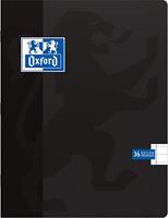 Oxford School schrift, ft A5, 72 bladzijden, met kantlijn, gelijnd, zwart