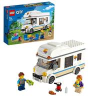 LEGO City Voertuigen Vakantiecamper, Motorhome Speelset, Zomervakantie Verjaardagscadeau voor Jongens en Meisjes met Minifiguren 60283