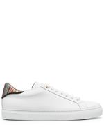 Paul Smith baskets en cuir Beck à lacets - Blanc - thumbnail