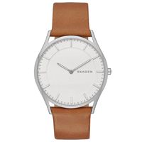 Horlogeband Skagen SKW6219 Leder Cognac 22mm