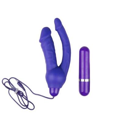 You2toys Dubbele Realistische Vibrator - Paars (1st) You2toys Dubbele Realistische Vibrator - Paars (1st)