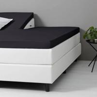 Dekbed Discounter DD Splittopper Hoeslaken Katoen - Zwart 200 x 210