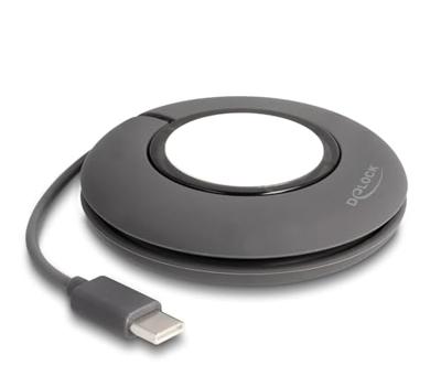 DeLOCK 83019 Smart Wearable Accessories Charging stand Grey, White Silicone