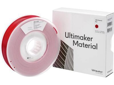 UltiMaker ABS - M2560 Red 750 - 206127 Filament ABS kunststof 2.85 mm 750 g Rood 1 stuk(s)