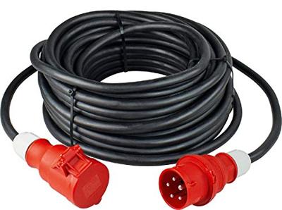 as - Schwabe 61360 CEE Voedingsverlengkabel 16 A, Zwart