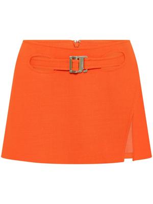Dion Lee Mini-rok met ceintuur - Oranje