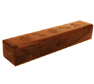 Wierookbrander en Bewaardoos Handsnijwerk