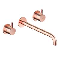 Hotbath Cobber inbouw Wastafelkraan Rosé Goud CB005T-25