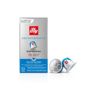 Illy nespresso capsules DECAFFEINATO (10st)