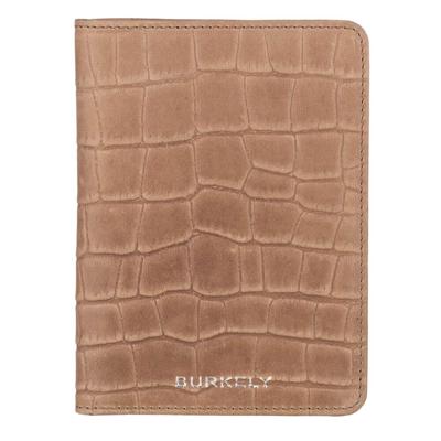 Burkely Croco Caia Paspoort Etui RFID Taupe