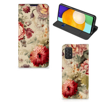 Smart Cover voor Samsung Galaxy A03s Bloemen - thumbnail