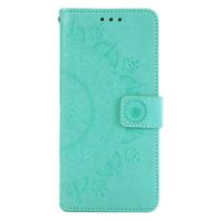Shop4 - Oppo Find X5 Hoesje - Wallet Case Mandala Patroon Mint Groen