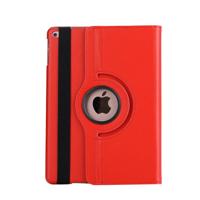 Shop4 - iPad 9.7 (2018) Hoes - Rotatie Cover Lychee Rood