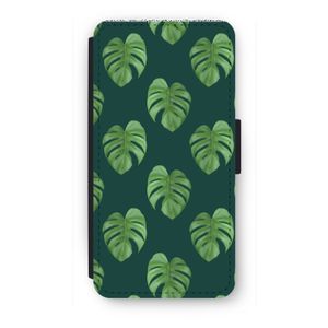 Monstera leaves: iPhone 8 Plus Flip Hoesje