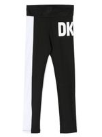 Dkny Kids legging colour block à logo imprimé - Noir