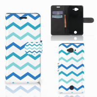 Acer Liquid Z530 | Z530s Telefoon Hoesje Zigzag Blauw