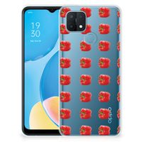 OPPO A15 Siliconen Case Paprika Red